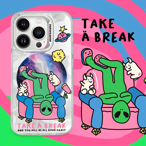 『TAKE A BREAK』MagSafe対応 iPhoneケース