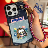 『NICEDAY COWBOY KURO』ストラップ付きiPhoneケース