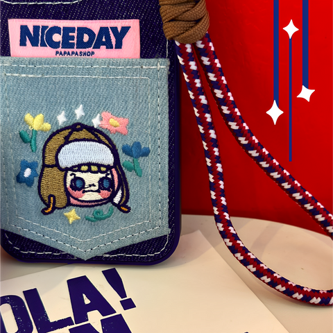 『NICEDAY COWBOY KURO』ストラップ付きiPhoneケース