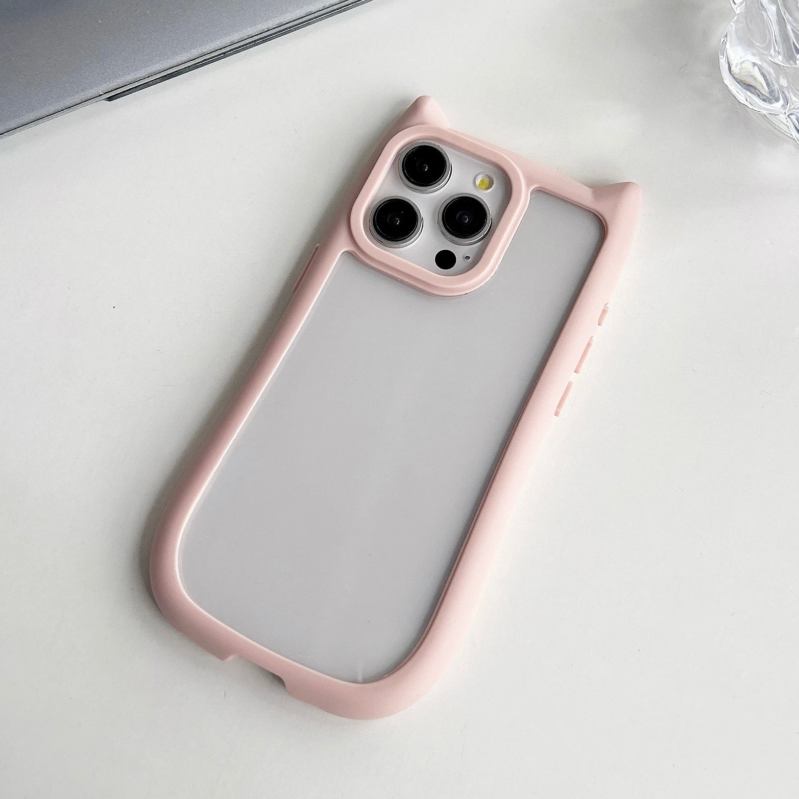 [WEB exclusive] Pastel cat ears case / R1840