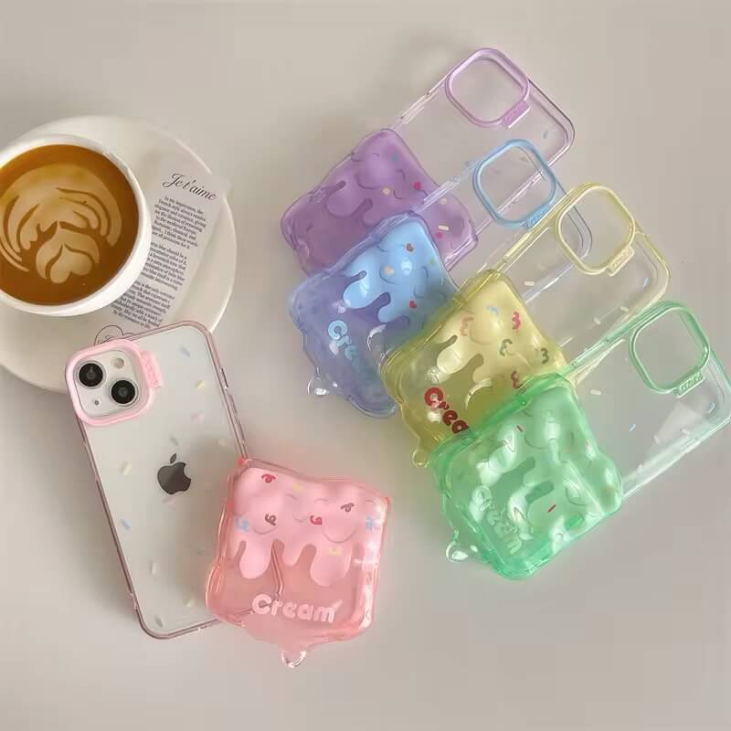 [WEB exclusive] Melted cream pop case / R1844