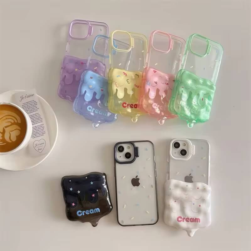 [WEB exclusive] Melted cream pop case / R1844