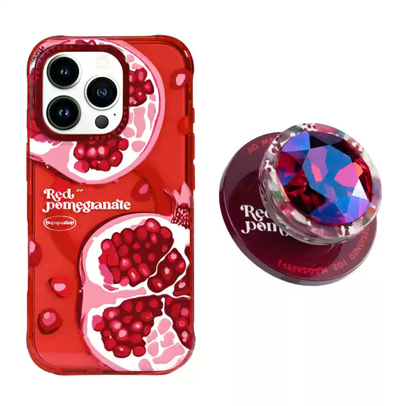 『Red pomegranate』MagSafe対応 iPhoneケース