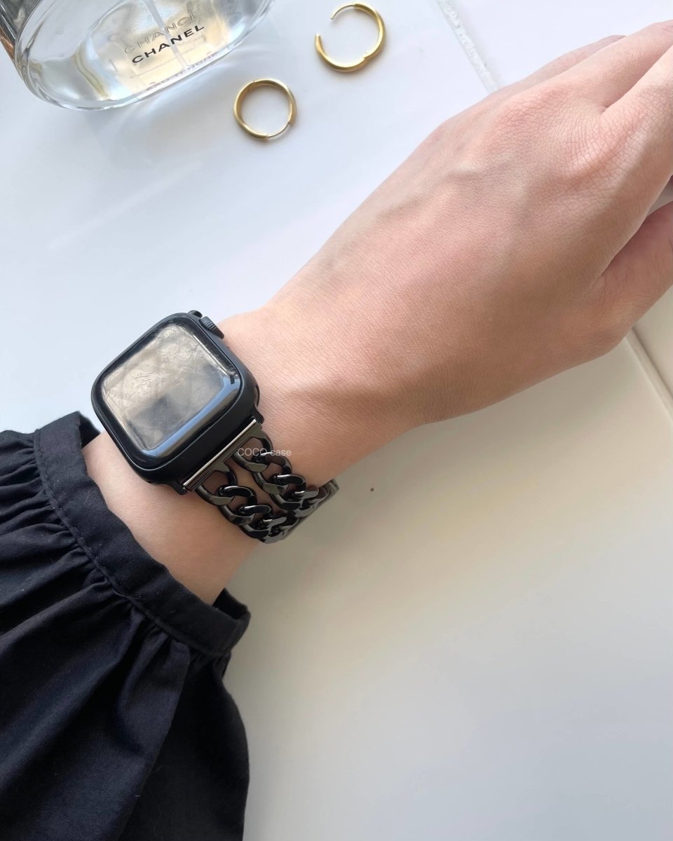 【イクスピアリ店限定】【ベルト調整器具付き】Apple Watch ステンレススチールダブルクロスバンド / R1751 - COCO case