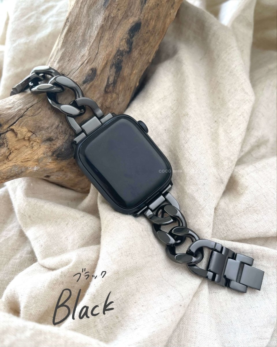 【イクスピアリ店限定】【ベルト調整器具付き】Apple Watch ステンレススチールクロスバンド / R1752 - COCO case