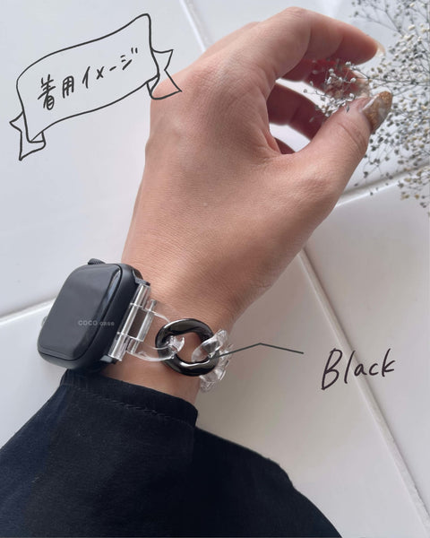 Apple Watch アクリルクリアバンド / R1762 - COCO case