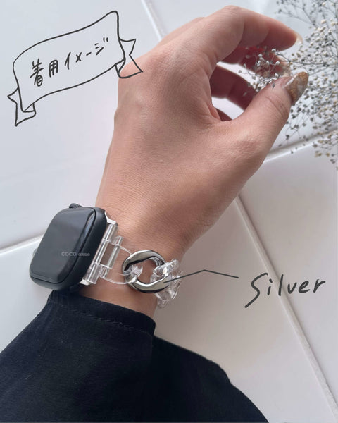 Apple Watch アクリルクリアバンド / R1762 - COCO case